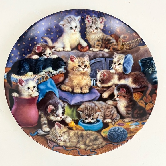Vintage “Frisky Business” Litter Rascals Collectors Plate - Picture 7 of 7